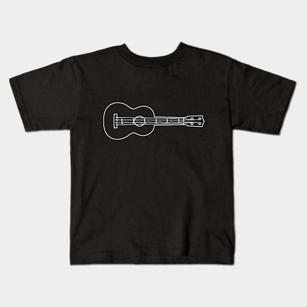 Ukulele is life, music ecg heartbeat Kids T-Shirt by Creative at home